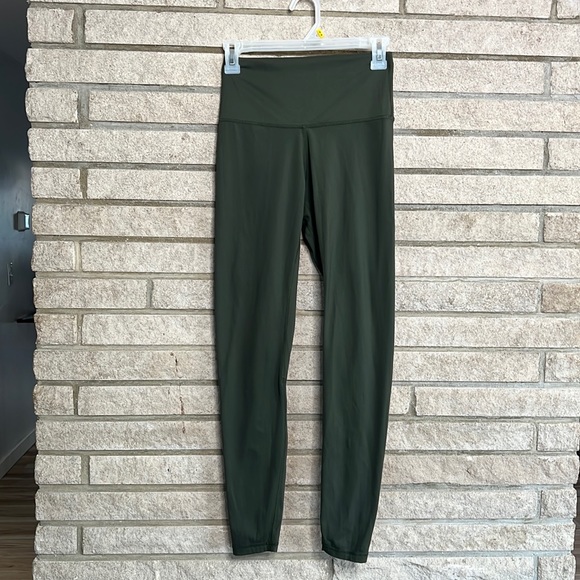 colorfulkoala Pants - Colorfulkoala olive green leggings